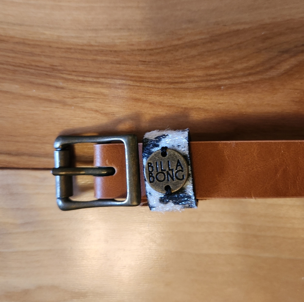Billabong Brown Belt with Detail